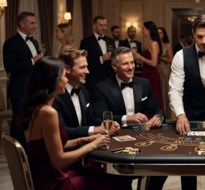 Élő blackjack esemény elegáns YURII POHORIELOV YRP.BUD kaszinó asztallal